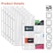 Better Office Products Clear Heavyweight Business Card Sleeve Pages, 10 Pockets Per Sheet, 3 Ring Binder Sheets, 50PK 81010 - alternate 2